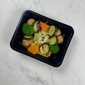 Gehaktballetjes in een pompoen-currysaus