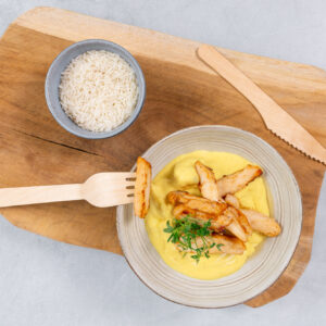 Gele currysaus "1L"