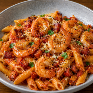 Pasta Scampi Diabolique